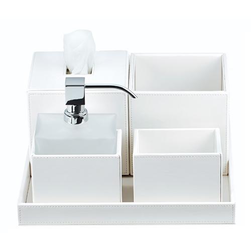 Brownie BMD2 Box with Lid, 9.6" by Decor Walther Decor Walther White