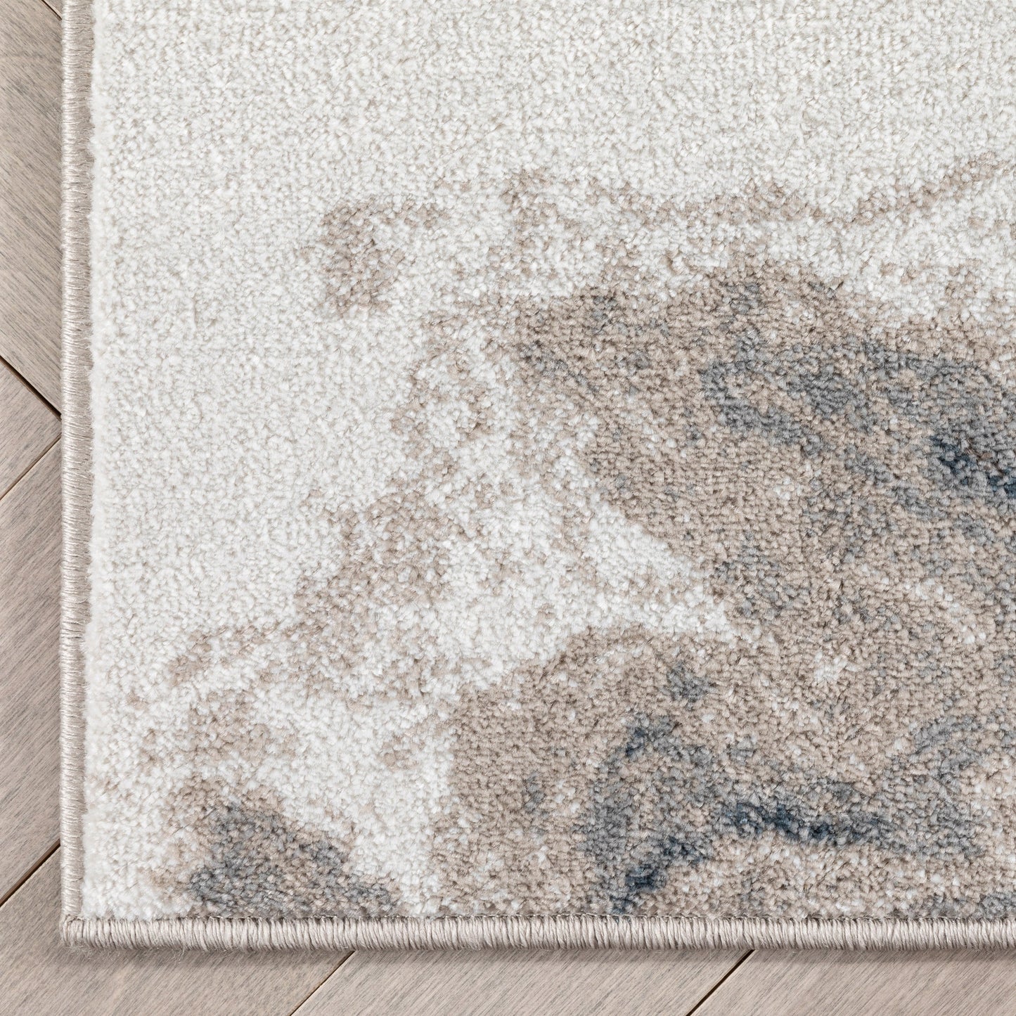 Yara Modern Abstract Grey Rug