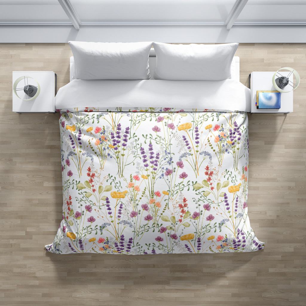 *NEW* Watercolor Wildflowers Duvet cover