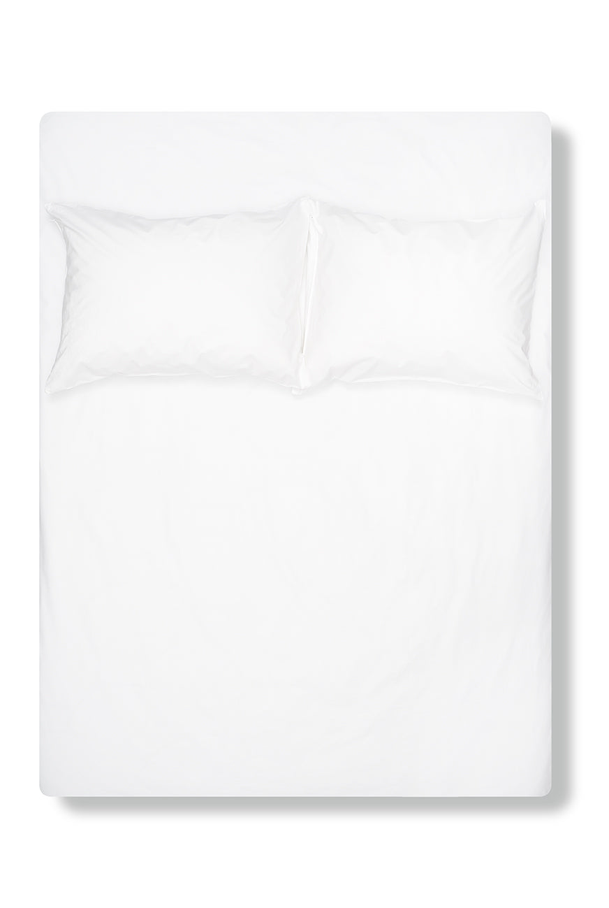 "White" Pima Cotton Percale Bedding
