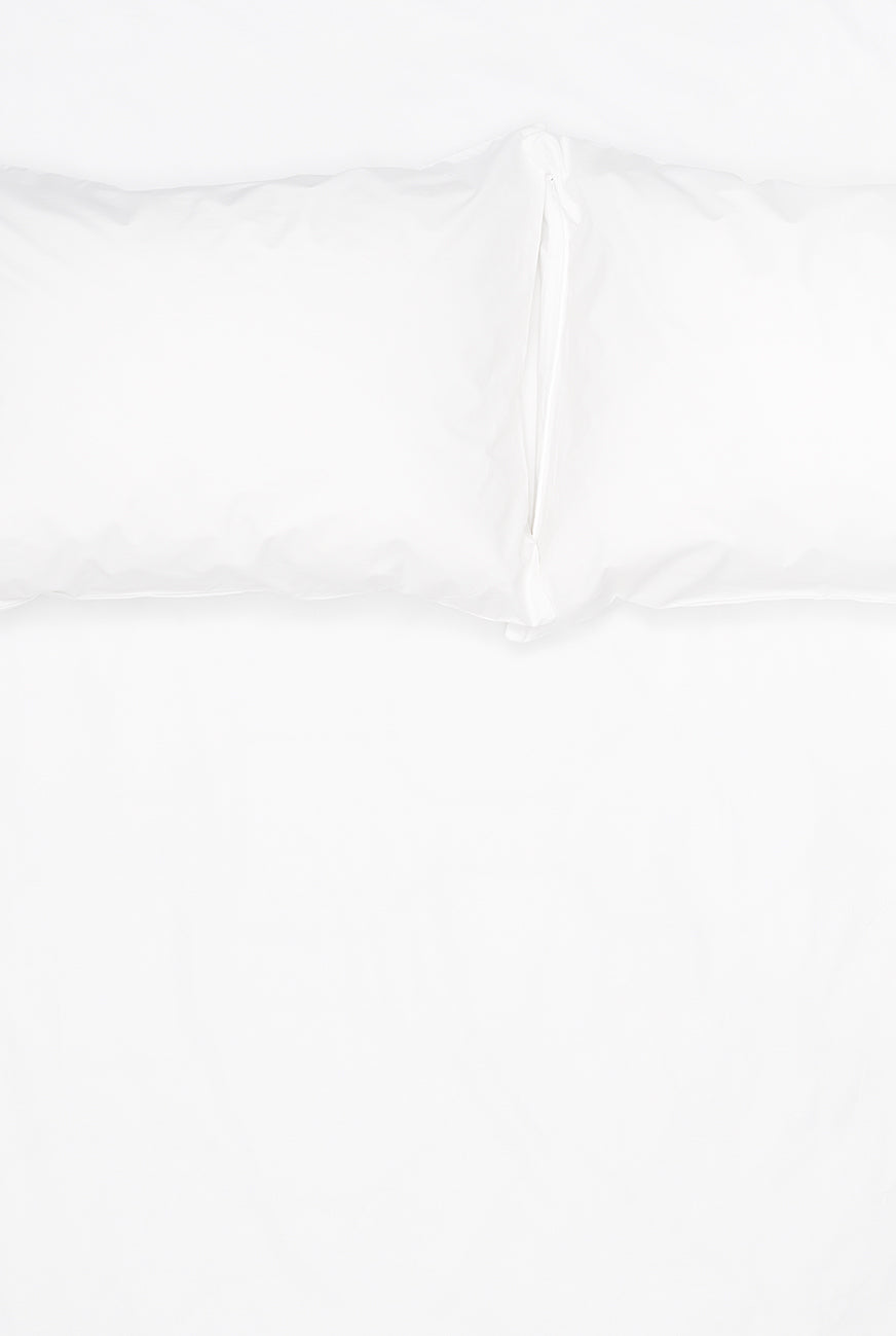 "White" Pima Cotton Percale Bedding