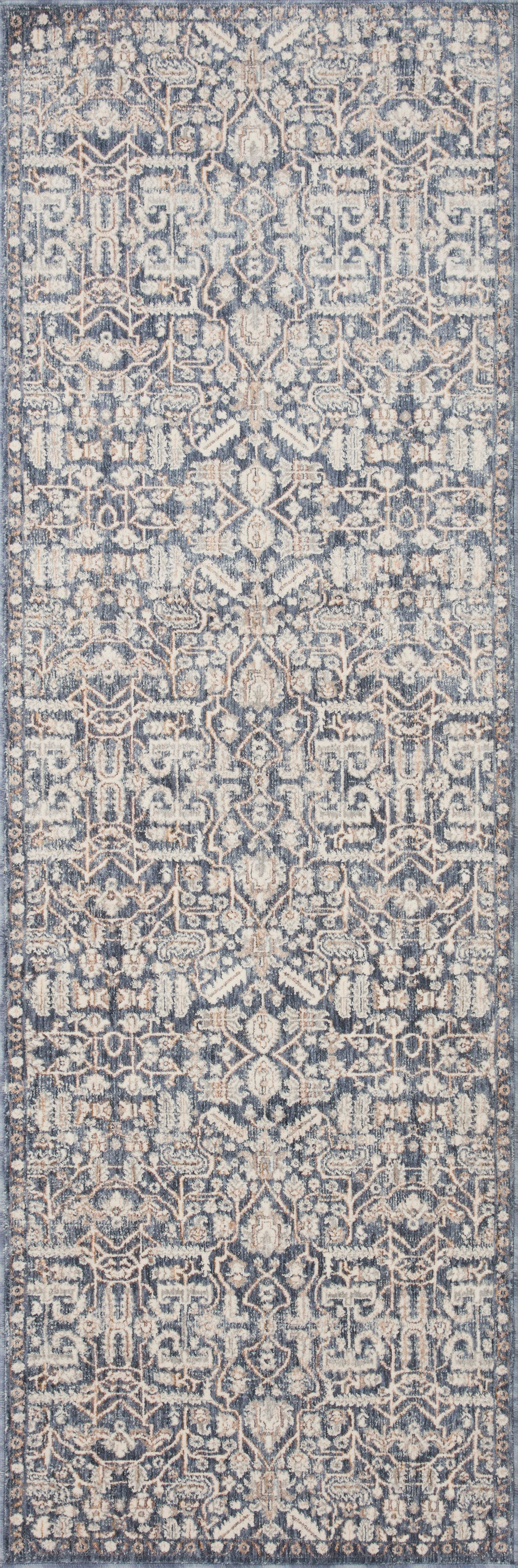 Amber Lewis x Loloi Zuma Blue Ivory ZUM-02