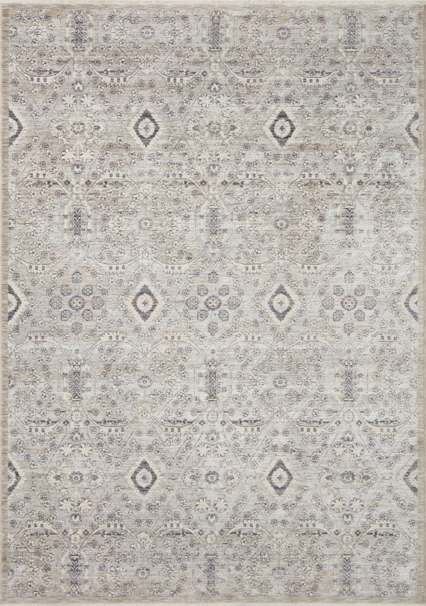 Amber Lewis x Loloi Zuma Silver / Sky ZUM-07