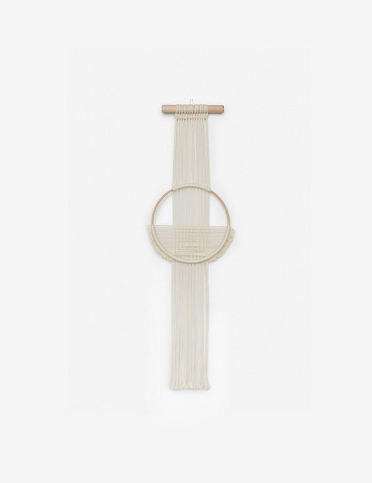 | Studio Nom Zanele White handmade tasseled Wall Hanging