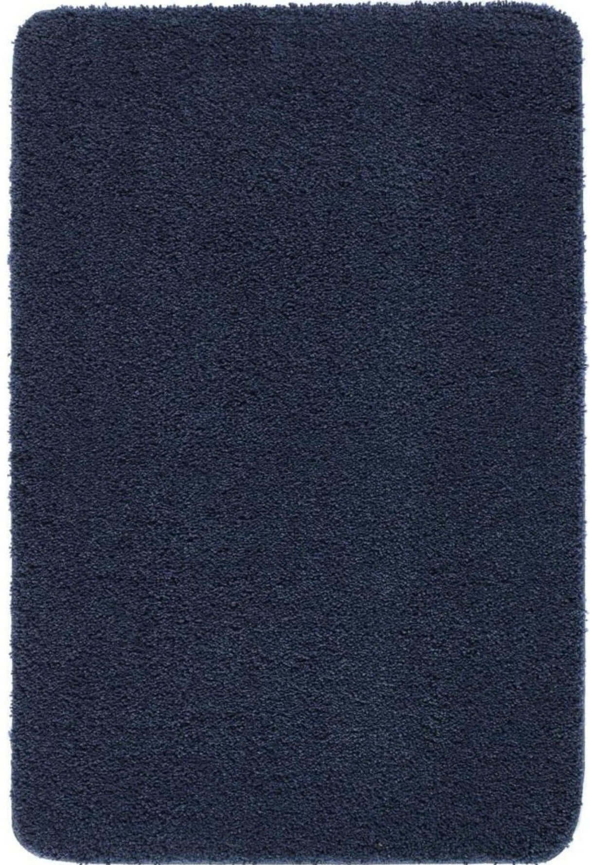 Washable Midnight Blue Shaggy Rug