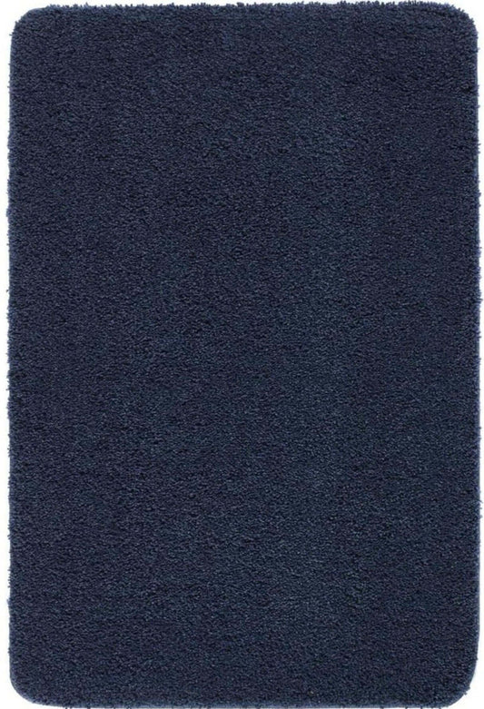 Washable Midnight Blue Shaggy Rug
