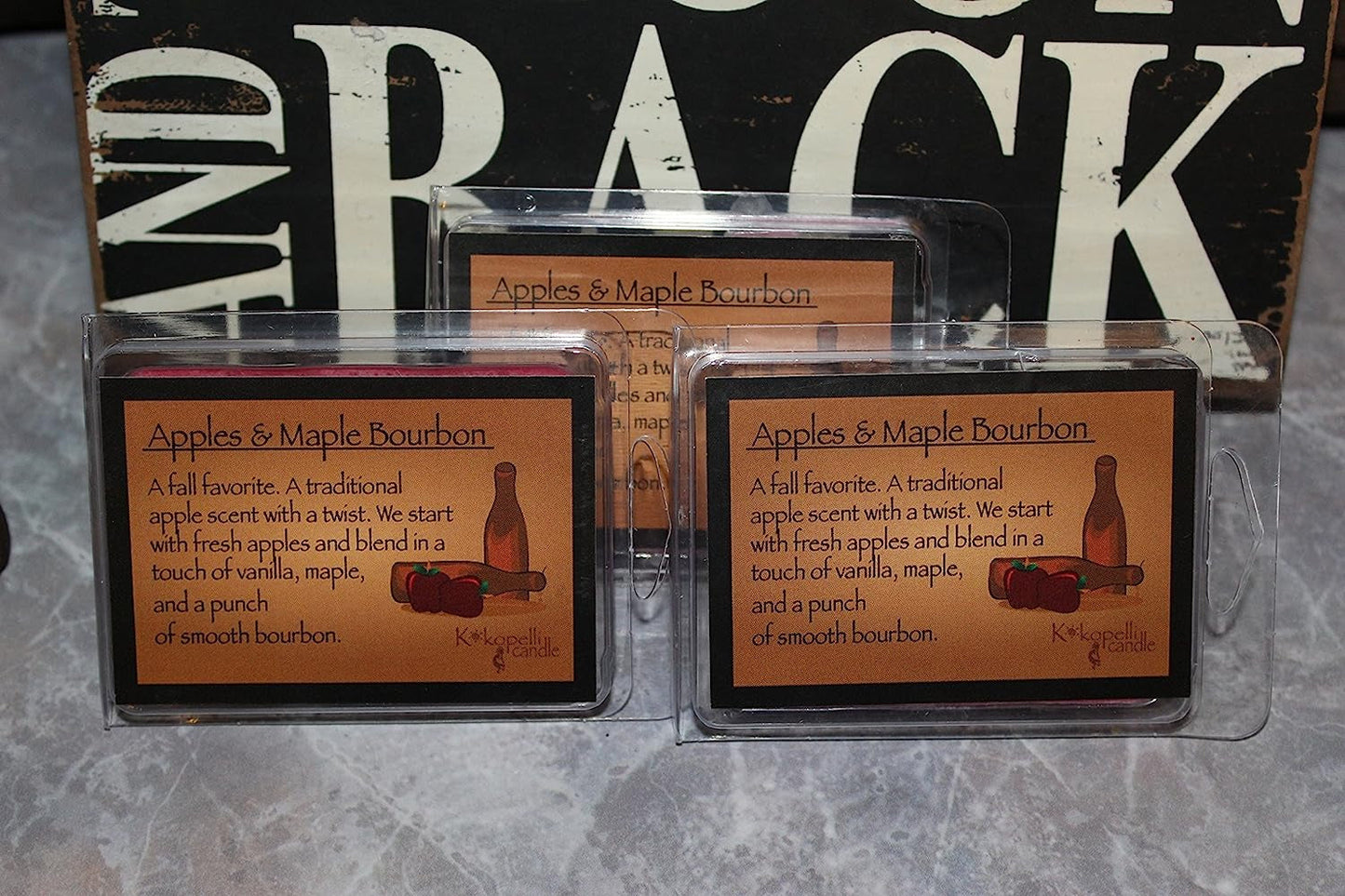 Apples & Maple Bourbon Wax Tarts 3 Pack