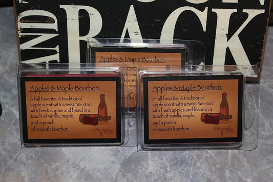 Apples & Maple Bourbon Wax Tarts 3 Pack