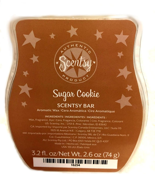 Scentsy Sugar Cookie Wickless Candle Tart Warmer Wax, 3.2 Fl. Oz, 2 Ounce