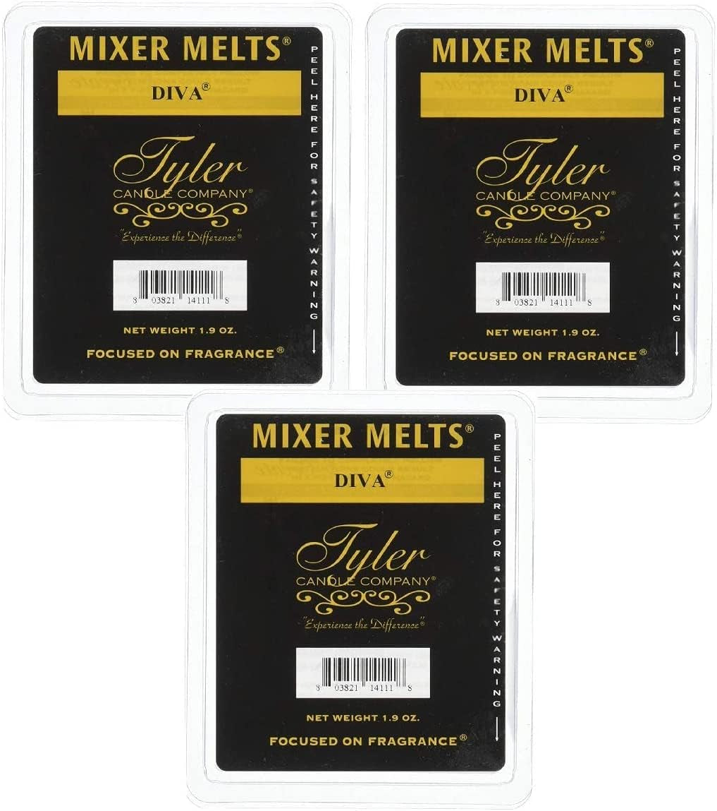 Tyler Candles Mixer Melts - Diva Home & Garden > Decor > Home Fragrances > Wax Tarts Tyler Candles Mixer Melts - Diva 3 set