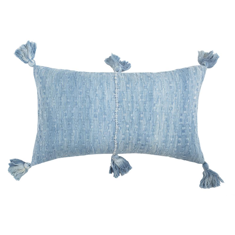 Antigua Lumbar Pillow - Ocean Blue Tie Dye