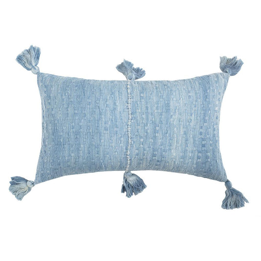 Antigua Lumbar Pillow - Ocean Blue Tie Dye
