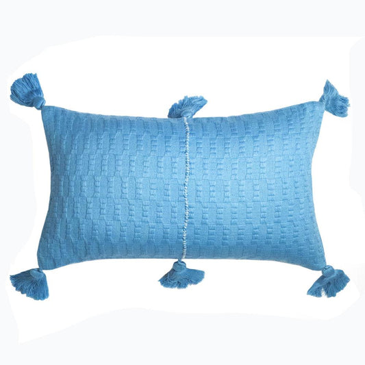Antigua Lumbar Pillow - Sky Blue