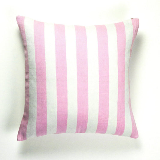 Santiago Cabana Stripe Throw Pillow - Light Pink