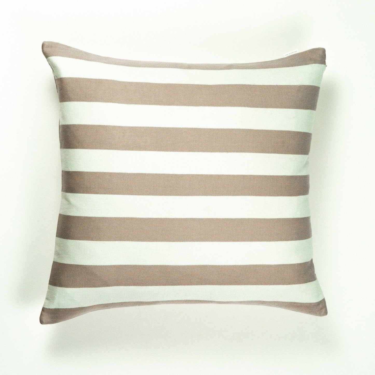 Santiago Cabana Stripe Throw Pillow - Tan