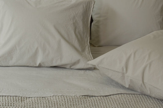 Area Home Anton Organic Duvet Cover - Khaki Bedding and Bath Area Home Twin
