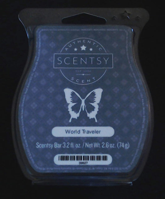 Scentsy World Traveler Wickless Candle Tart Warmer Wax, 3.2 Fl Oz