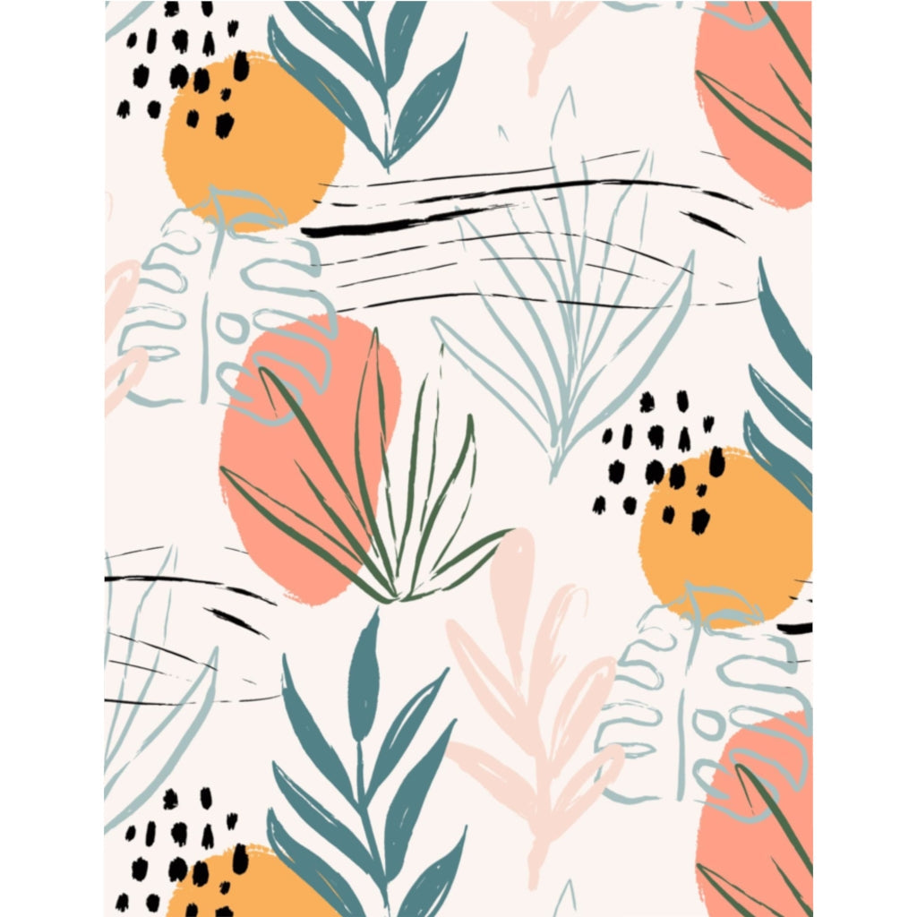 Abstract Plants Duvet Cover, Modern Microfiber Full Queen Twin Unique Vibrant Bed Cover Modern Home Bedding Bedroom Décor Starcove Fashion