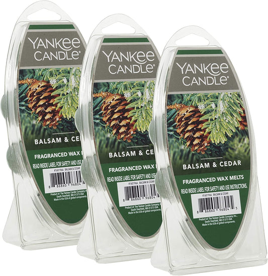 Yankee Candle Home Sweet Home Wax Melts, 3 Packs of 6 (18 Total) Home & Garden > Decor > Home Fragrances > Wax Tarts Yankee Candle Company Balsam & Cedar