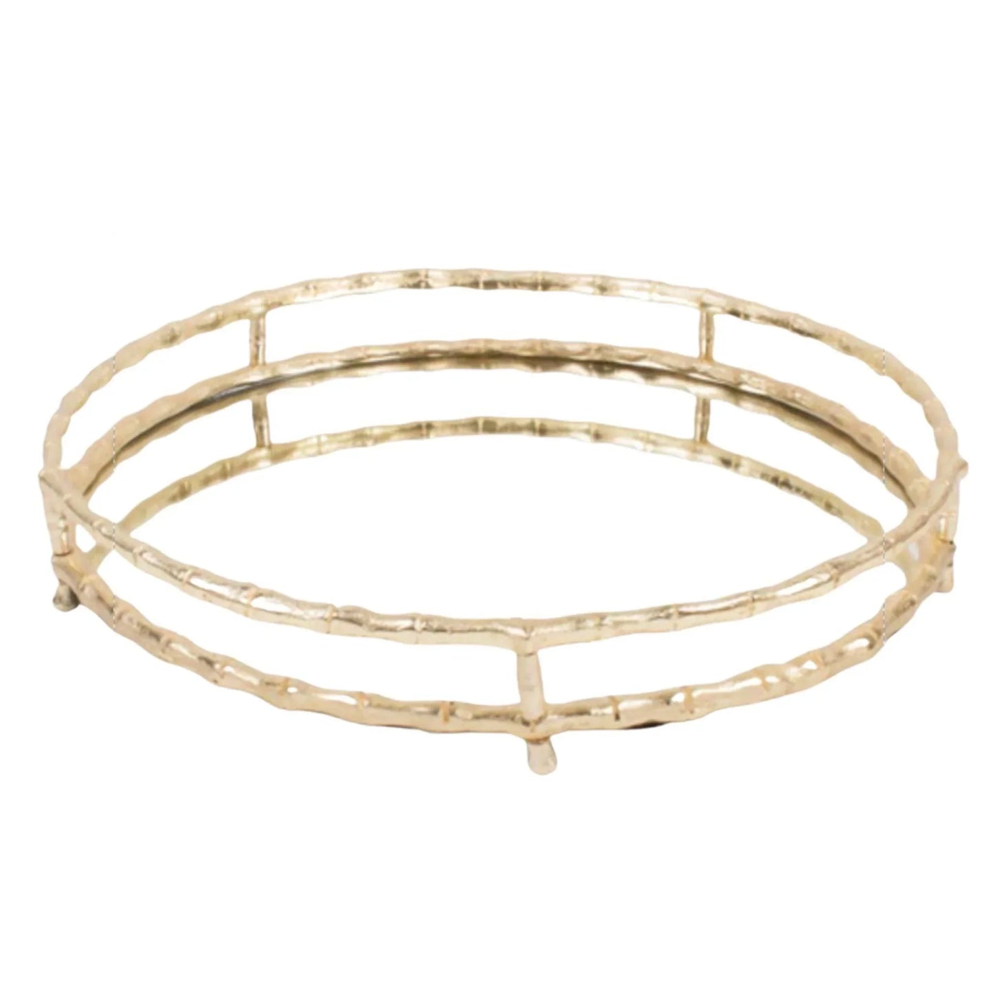 Bamboo Mirrored Tray