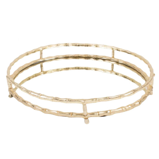 Bamboo Mirrored Tray