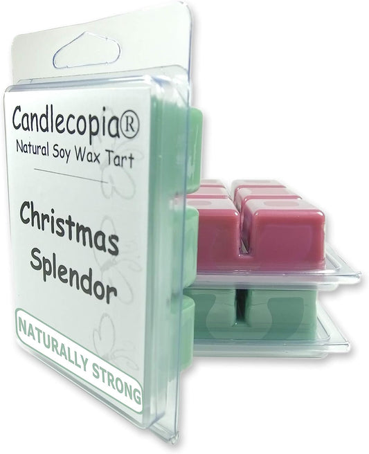 Candlecopia Sweet Patchouli, Indian Sandalwood and Egyptian Amber Strongly Scented Hand Poured Vegan Wax Melts, 18 Scented Wax Cubes, 9.6 Ounces in 3 X 6-Packs Home & Garden > Decor > Home Fragrances > Wax Tarts Candlecopia Happy Holidays