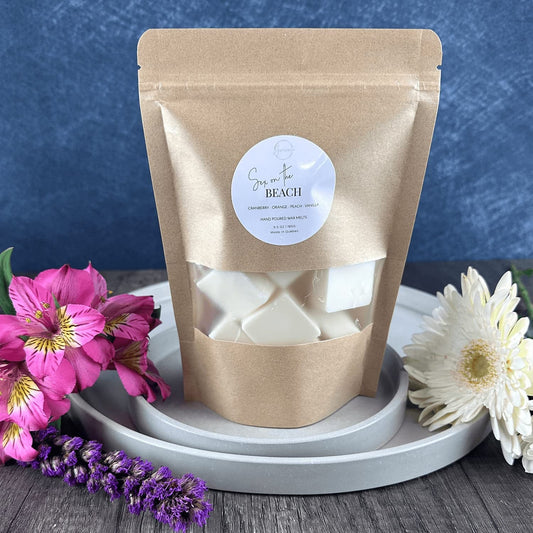 Sex on the Beach Wax Melts - 14 Wax Tart Squares - 6.5Oz Premium Soy Wax - Organic, Vegan, Non-Toxic
