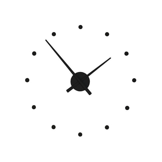 Black / Mini: 19.7 in width Oj Wall Clock OPEN BOX