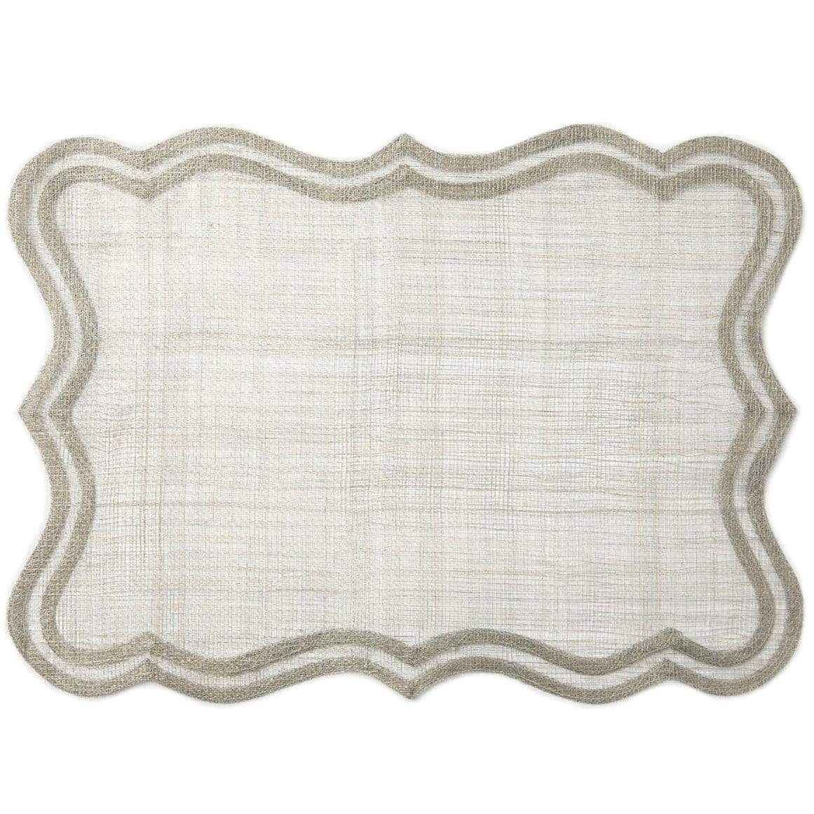 Blue Pheasant Lorisa Warm Gray Placemat - Set of 4