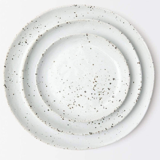 Blue Pheasant Marcus Dinnerware (Pack of 4) - White Salt Glaze Decor