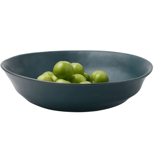 Blue Pheasant Marcus Tapered Serving Bowl (Pack of 2) - Midnight Teal Pillow & Decor blue-pheasant-BP003349
