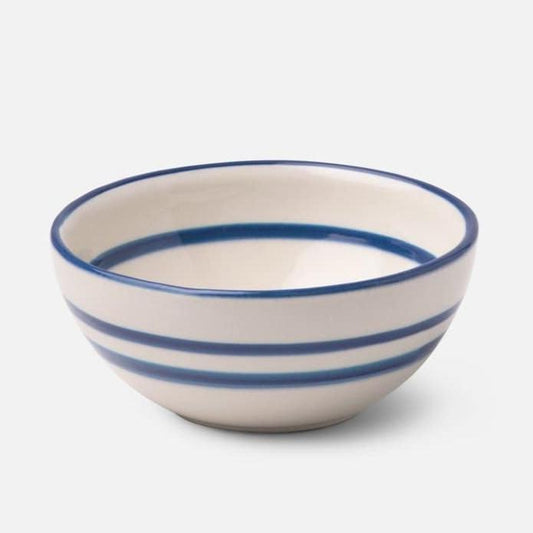 Blue Pheasant Mark D. Sikes Hyannis Dinnerware - Blue Striped Decor