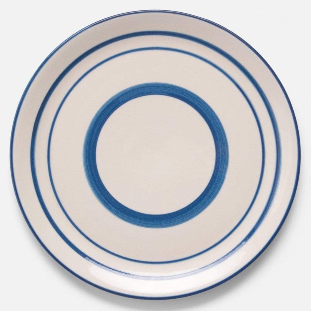 Blue Pheasant Mark D. Sikes Hyannis Dinnerware - Blue Striped Decor