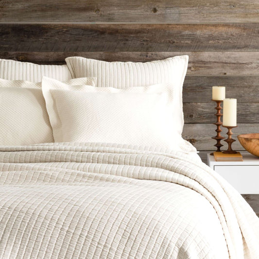 Boyfriend Ivory Matelasse Sham