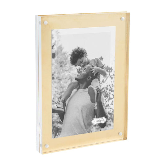 Brass Acrylic Picture Frames Picture Frames MudPie Small - 4x6