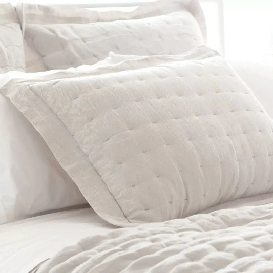 Brussels Natural Quilted sham
