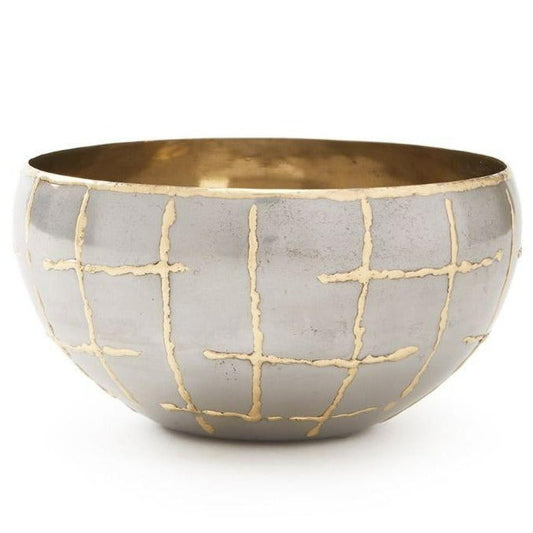Villa & House Loom Bowl - Silver Pillow & Decor