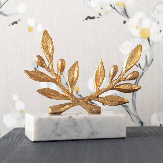 Villa & House Olive Statue - Gold