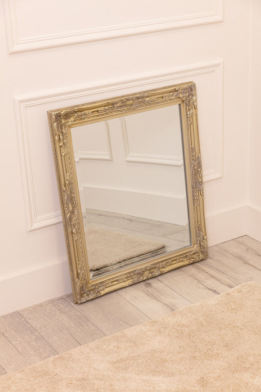Rectangular Silver Wall Mirror