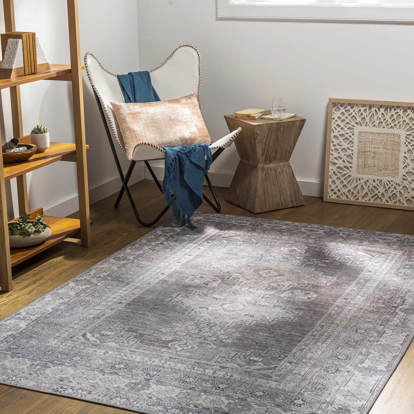 Baltinglass Brown Washable Area Rug | Warmth and Versatility for Every Home
