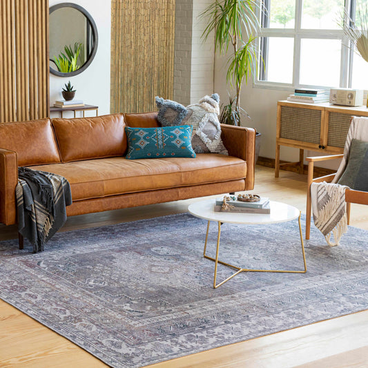Baltinglass Brown Washable Area Rug | Warmth and Versatility for Every Home
