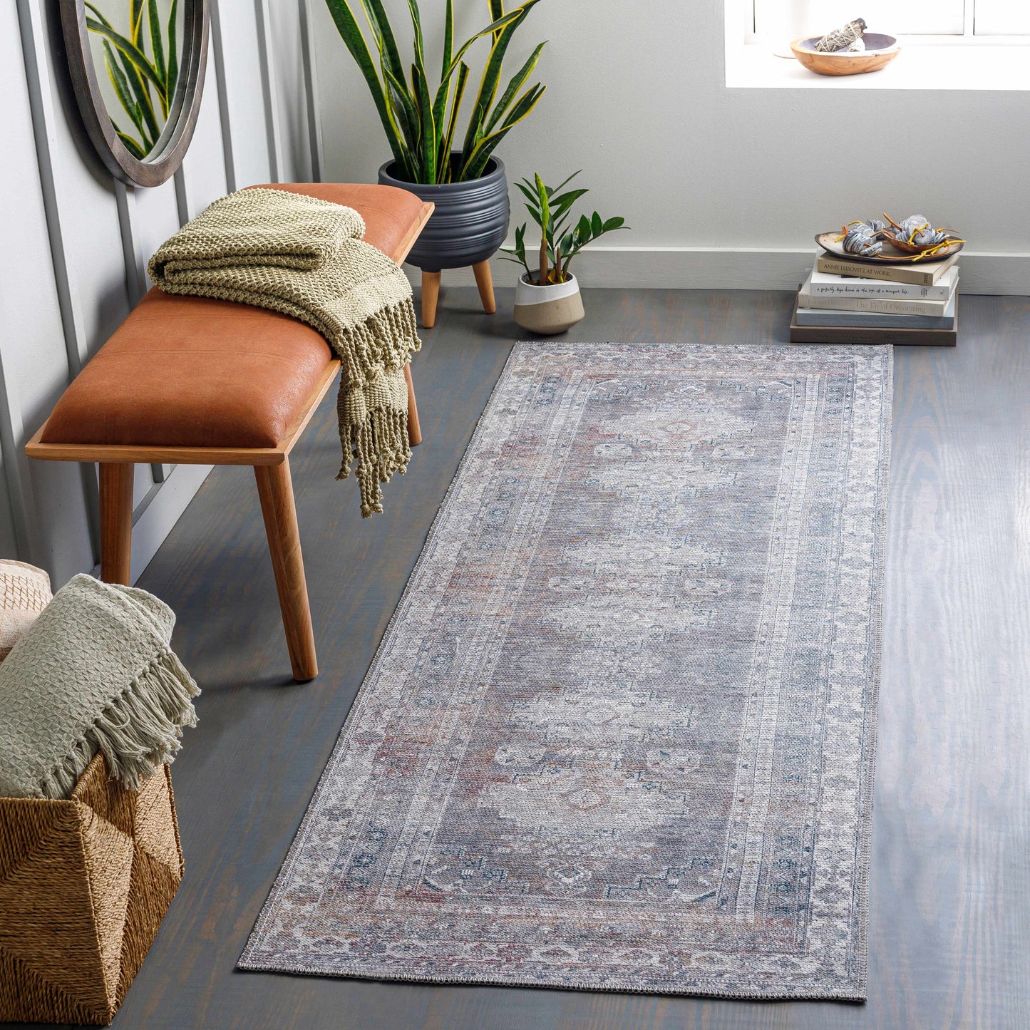Baltinglass Brown Washable Area Rug | Warmth and Versatility for Every Home