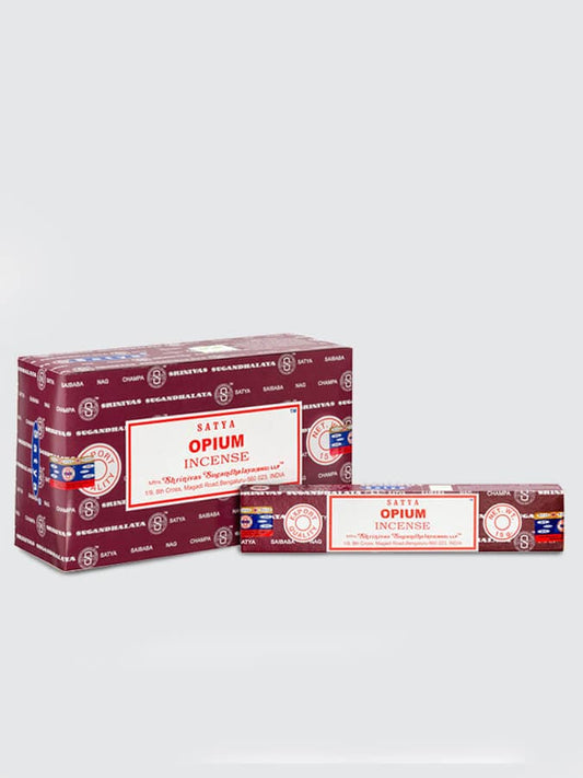 Satya Incense Sticks 15g Pack of 12 - Opium