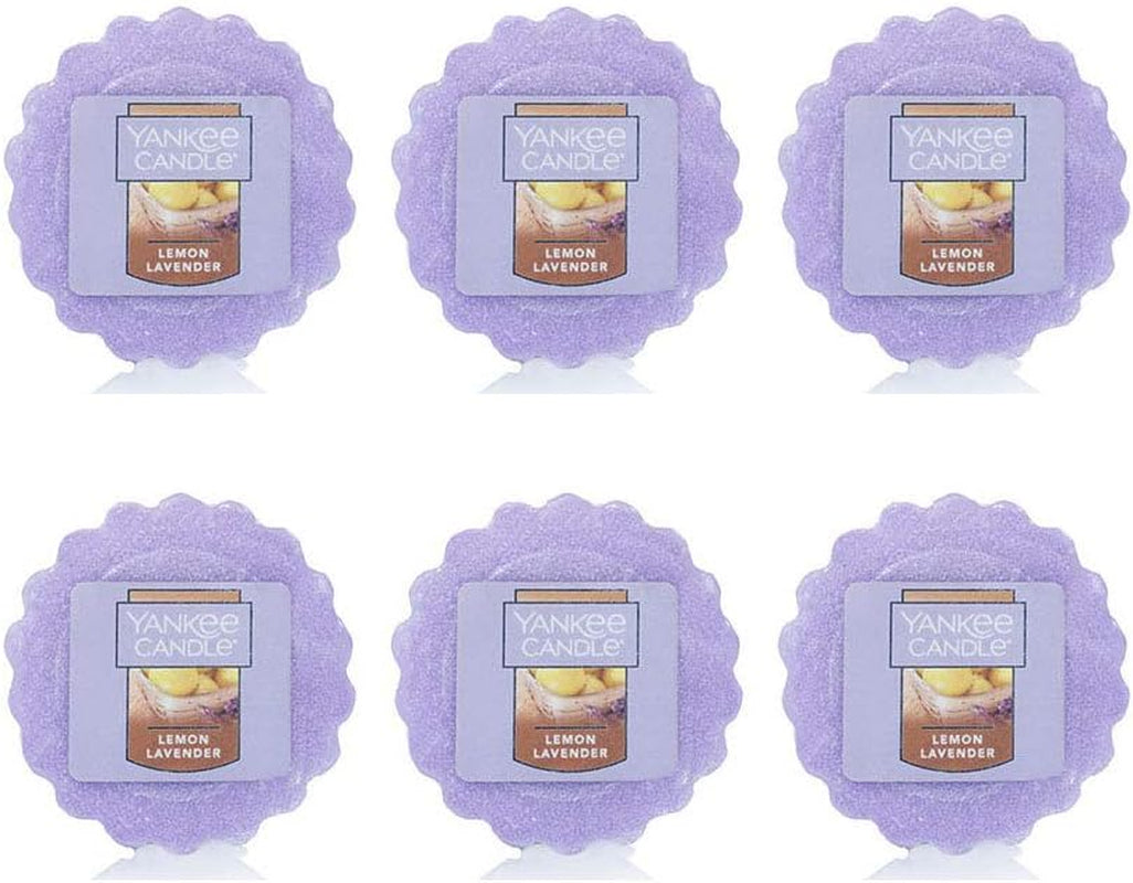Yankee Candle Lot of 6 Lemon Lavender Tarts Wax Melts