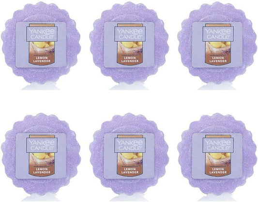Yankee Candle Lot of 6 Lemon Lavender Tarts Wax Melts