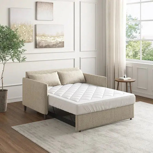 Waterproof Sofa Bed Mattress Pad White Queen