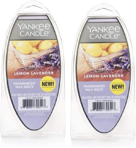 Yankee Candle Wax Melts Lemon Lavender - 2.6 Oz - Pack of 2