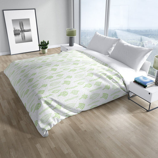 *NEW* Ultrasoft Lightweight Silky Smooth - Sage Green Leaves Duvet Cover