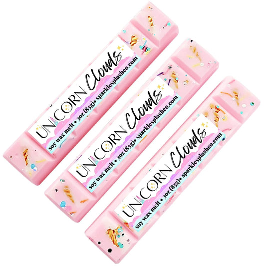 Unicorn Clouds Soy Wax Melt Snap Bar (3Oz) Scented Wax Tarts for Electric Warmers Fragrant Cubes for Wax Burners