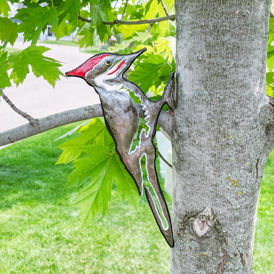 Woodpecker Metal Art